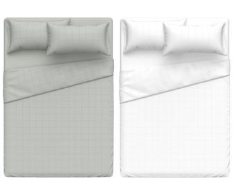 Juego de sábanas para cama de 160cm, microfibra 100% poliéster, color blanco o gris, ACTUEL. Juego de sábanas para cama de 160cm, microfibra 100% poliéster, color blanco o gris, ACTUEL.