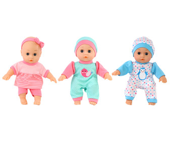 Mi muñeca bebé de 25cm con cuerpo blandito, ONE TWO FUN ALCAMPO. Mi muñeca bebé de 25cm con cuerpo blandito, ONE TWO FUN ALCAMPO.
