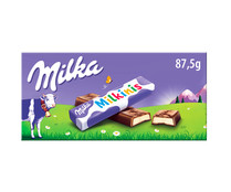 Barritas de chocolate con relleno de crema de leche Milkinis MILKA 8 uds. 87,5 g. 