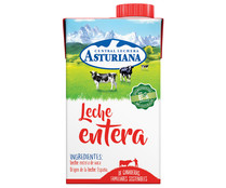 Leche entera de vaca, de origen española  CENTRAL LECHERA ASTURIANA 500 ml.