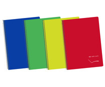 Cuaderno A5 con rayado horizontal de una línea y 80 hojas, PRODUCTO ECONÓMICO ALCAMPO.