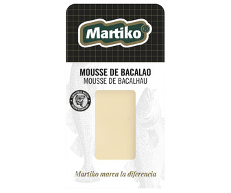 Mousse de bacalao MARTIKO 130 g. Mousse de bacalao MARTIKO 130 g.