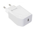 Cargador Usb Tipo-C + cable Tipo-C MUVIT, 20W, 3A, longitud 1m.