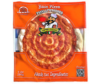 Base para pizza con tomate precocida en horno de piedra PANNA & POMODORO 280 g.
