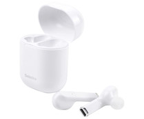 Auriculares bluetooth tipo intrauditivo SELECLINE micrófono, color blanco. Auriculares bluetooth tipo intrauditivo SELECLINE micrófono, color blanco.