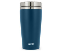 Taza termo de acero inoxidable color azul, 0,4 litros Samba QUID.