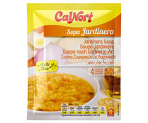 Sopa jardinera (verduras con pasta) deshidratada, con aceite de oliva y garantia Halal CALNORT 66 g.