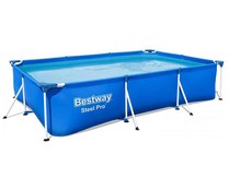 Piscina tubular con estructura metálica 3x2,01x0,66 m. y depuradora 1.249 litros/hora BESTWAY.