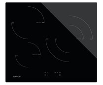 Placa inducción TAURUS I-603T, 3 zonas de cocción, zona grande 30cm, potencia: 7400W, control táctil,A: 59cm.