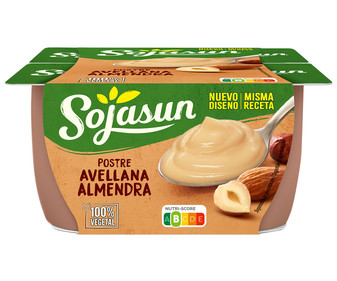Especialidad de soja con sabor a praliné (almendra y avellana) SOJASUN 4 x 100 g. Especialidad de soja con sabor a praliné (almendra y avellana) SOJASUN 4 x 100 g.