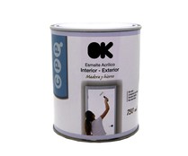 Esmalte brillante negro, OK, 750ml.