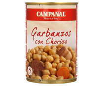 Garbanzos con chorizo CAMPANAL 425 g.