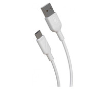 Cable USB a Tipo C MUVIT Tiger, 3A, longitud 1,2m.