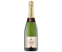 Cava brut nature elaborado según el método tradicional CONDE DE CARALT botella de 75 cl.