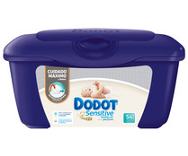 Toallitas húmedas para bebé sin perfume DODOT Sensitive 54 uds. Toallitas húmedas para bebé sin perfume DODOT Sensitive 54 uds.