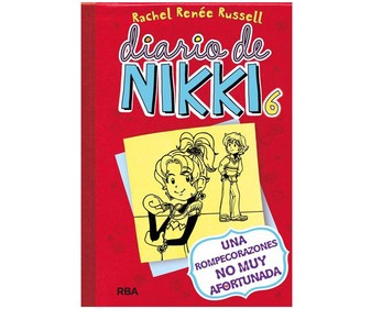 Diario de Nikki 6: Una Rompecorazones no muy Afortunada, RACHEL RENNE RUSELL Género: juvenil. Editorial Molino.