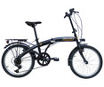Bicicleta plegable 20" (50,8cm) con 6 velocidades y cuadro de acero, Speed DISCOVERY ADVENTURES.
