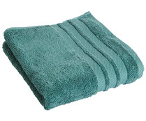 Toalla de ducha 100% algodón color verde, densidad de 500g/m², ACTUEL.
