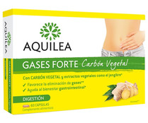 Complemento alimenticio que favorece la eliminación de gases AQUILEA Gases forte 60 uds.