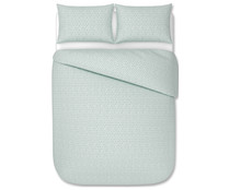 Juego de funda nórdica de percal para cama de 135cm., 100% algodón, ACTUEL.