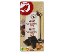 Chocolate negro uso culinario PRODUCTO ALCAMPO 200 g.