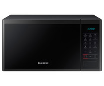 Microondas con grill SAMSUNG MG23J5133AK/EC, color inox, capacidad 23L, potencia: 800W, grill: 1100W.