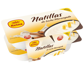 Natillas de leche merengada pack de 4 unidades de 125 gramos Natillas de leche merengada pack de 4 unidades de 125 gramos