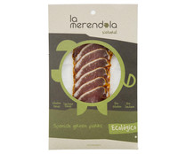 Lomo embuchado ecológico en lonchas LA MERENDOLA 75 g.