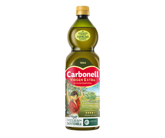 Aceite de oliva virgen extra CARBONELL botella de 1 l. Aceite de oliva virgen extra CARBONELL botella de 1 l.