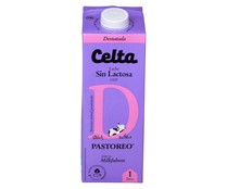 Leche desnatada de vaca, sin lactosa CELTA Pastoreo 1 l.