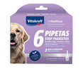 Pipetas stop parásitos para perros grandes de más de 30 kg 6 uds.