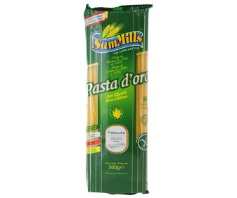 Pasta Fetuccini, pasta sin gluten SAM MILLS, 500 g.