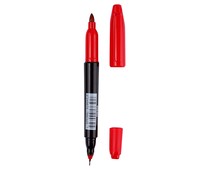 Marcador permanente color rojo PRODUCTO ALCAMPO.