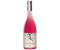 Vino rosado con IGP Vinos de la Tierra de Castilla ENTRECEPAS botella de 75 cl.