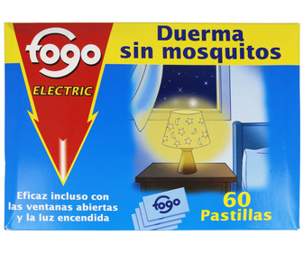 Recambio de repelente de mosquitos eléctrico en pastillas FOGO 60 pastillas