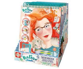 Cuaderno de dibujo creativo Nature Friends, EDUCA. Cuaderno de dibujo creativo Nature Friends, EDUCA.