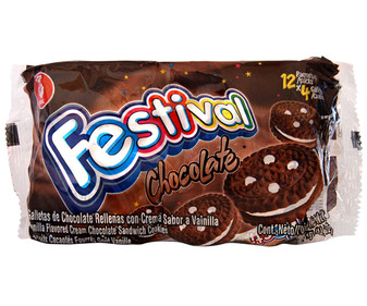 Galletas rellenas de vainilla 403 gramos Galletas rellenas de vainilla 403 gramos
