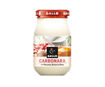 Salsa Carbonara con panceta, huevo y nata GALLO 330 g.