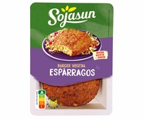 Hamburguesa vegetal a base de soja y trigo con espárragos SOJASUN 2 x 100 g.