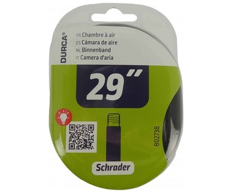 Cámara de aire Schrader para rueda de 29", DURCA. Cámara de aire Schrader para rueda de 29", DURCA.