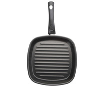 Asador grill de aluminio con interior antiadherente 24x24 cm. Vitro ESSENTIAL.