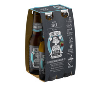 Sidra seca, elaborada sin gluten y cosechada en Galicia MAELOC 4 x 20 cl.