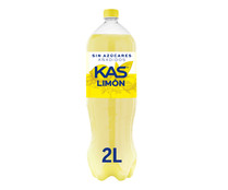 Refresco de limón sin azúcares añadidos KAS botella de 2 l.
