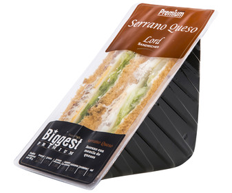 Sándwich jamón serrano y queso 175 g Sándwich jamón serrano y queso 175 g