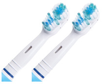 Pack de 2 recambios de cepillo dental eléctrico QILIVE, doble zona.