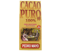 Cacao en polvo puro natural PEDRO MAYO 250 gr,