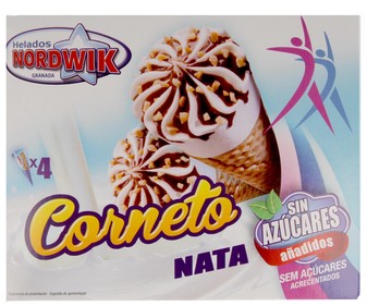 Cono de nata 4 x 110 ml Cono de nata 4 x 110 ml