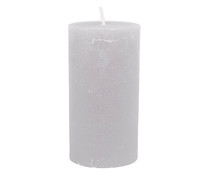 Vela rústica cilíndrica no perfumada, 20 cm, ACTUEL.