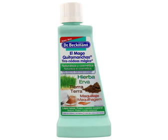Quitamanchas especial manchas hierba, tierra y maquillaje Dr. BECKMANM 50 ml. Quitamanchas especial manchas hierba, tierra y maquillaje Dr. BECKMANM 50 ml.