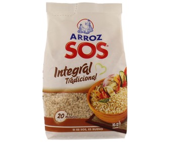 Arroz integral tradicional paquete de 1 kilogramo SOS | Alcampo Compra Online Arroz integral tradicional paquete de 1 kilogramo SOS | Alcampo Compra Online